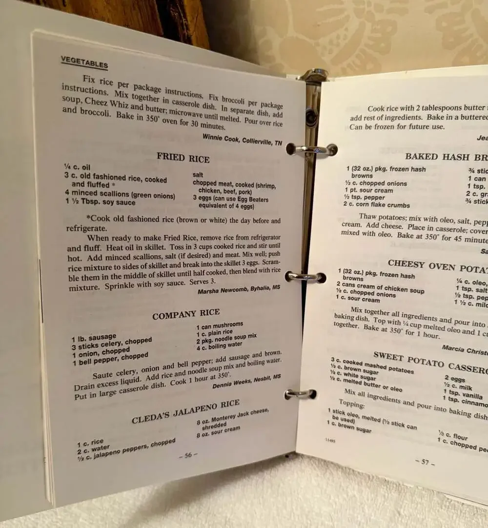 Cotton Pickin Cookbook The Cotton Pickers Chapter FMCA 1995 Vintage Book